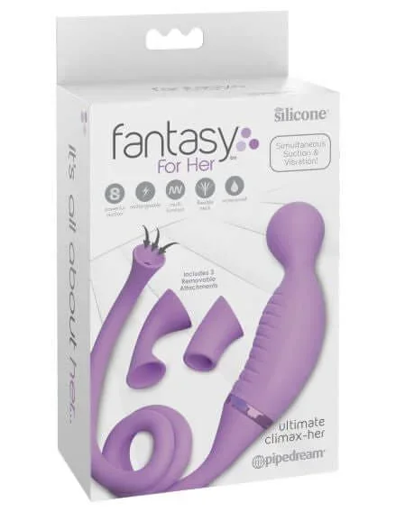 Fantasy For Her Tease Her Remote Silicone Petite Clitoral Vibrator Purple
