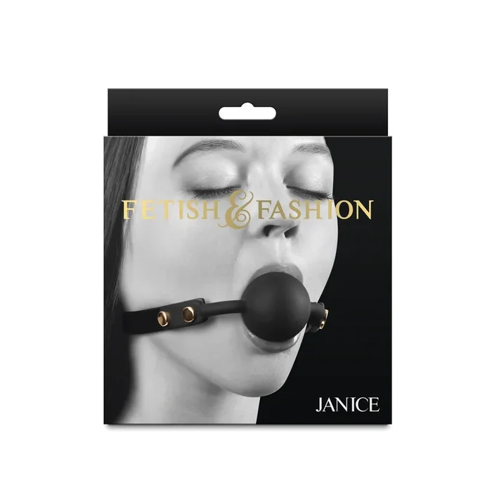 Fetish & Fashion – Janice – Black – Black Mouth Restraint