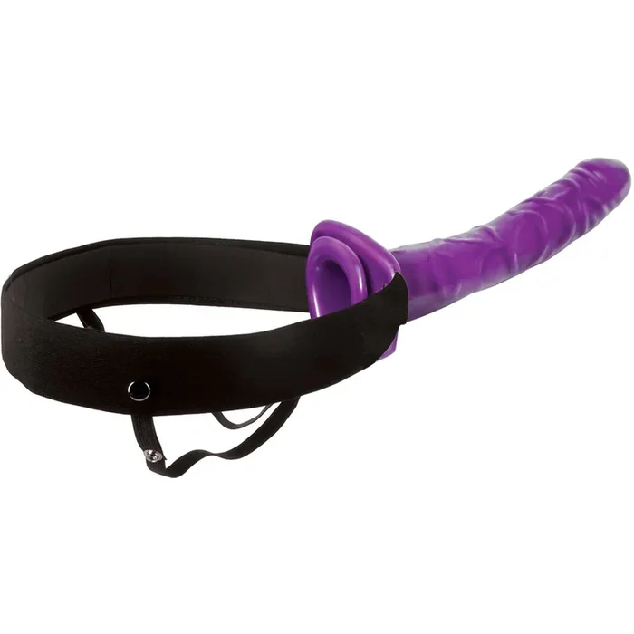 Fetish Fantasy 10″ Hollow Strap-On Purple Passion – Large Dildo Penis Extension