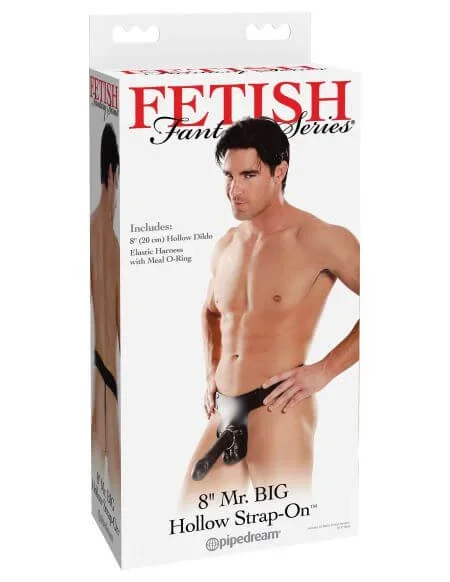 Fetish Fantasy Mr. Big Hollow 8-Inch Strap-On – Fulfill Your Desires with Confidence