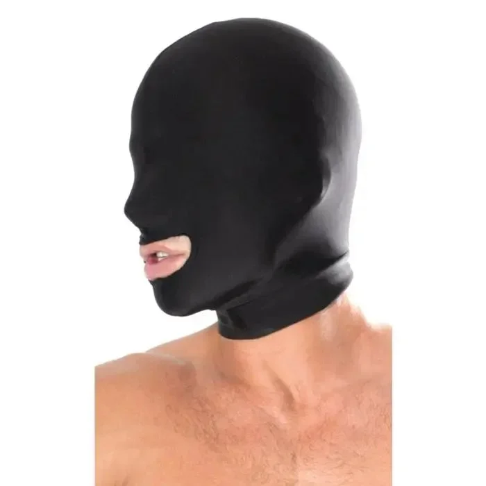 Fetish Fantasy Series Spandex Open Mouth Bondage Hood