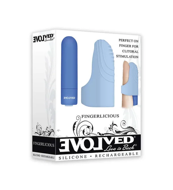 Fingerlicious Blue Finger Vibrator