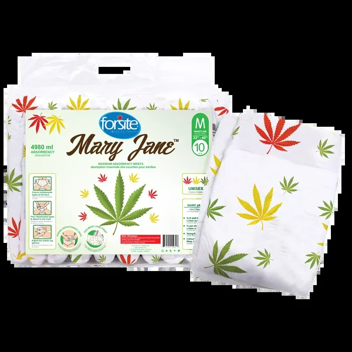 Forsite Mary Jane Printed Adult Diapers