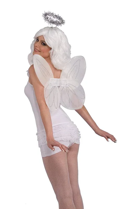 Forum Novelties – Angel Wings and Halo Set – White