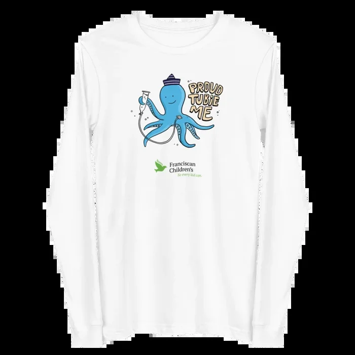 Franciscan Children’s – Proud Tubie Me – Adult Long Sleeve T-Shirt