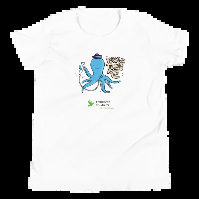 Franciscan Children’s – Proud Tubie Me – Youth T-Shirt