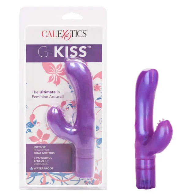G-Kiss Purple Vibrator – Dual Motors for G-Spot & Clitoral Arousal