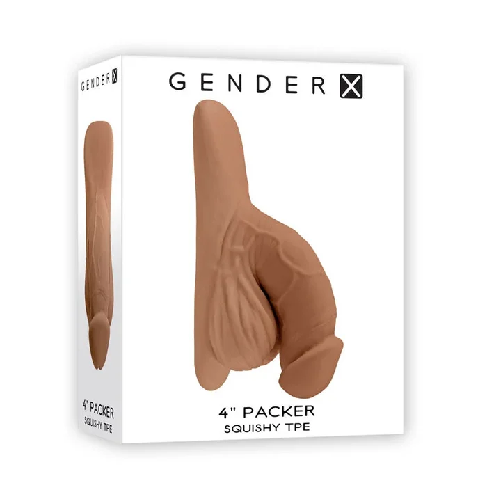 Gender X 4” PACKER – Medium – Tan 10 cm Packer
