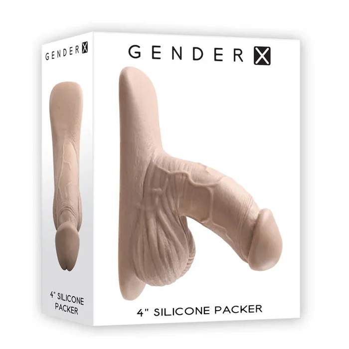 Gender X 4” SILICONE PACKER LIGHT – Flesh 10 cm Packer
