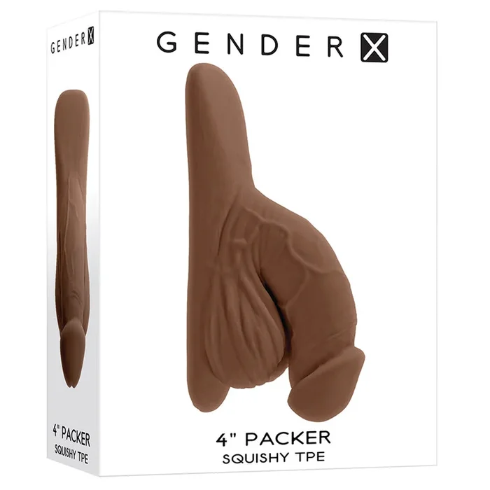 Gender X 4″ Silicone Packer – Dark