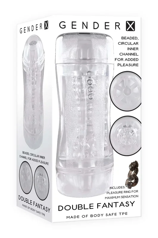 Gender X Double Fantasy Male Masturbation Device: Explore Sensual Dual Pleasure!