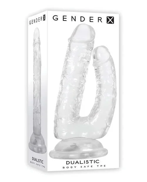 Gender X Dualistic Double Dildo – Versatile Pleasure with Crystal Clear Sensations