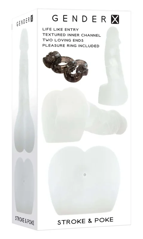 Gender X Stroke and Poke with Vibrating Cock Ring