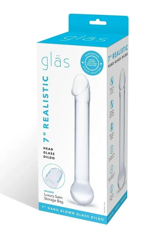 Glas Realistic Head Glass Dildo