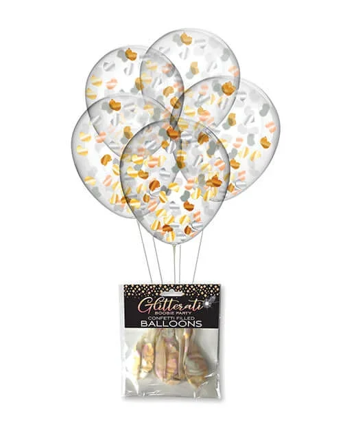 Glitterati Boobie Confetti Balloons – Perfect for Bachelor and Bachelorette Parties