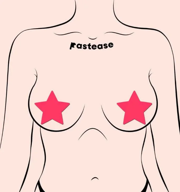 Glow in the Dark Star Pasties Nipple Covers by Pastease