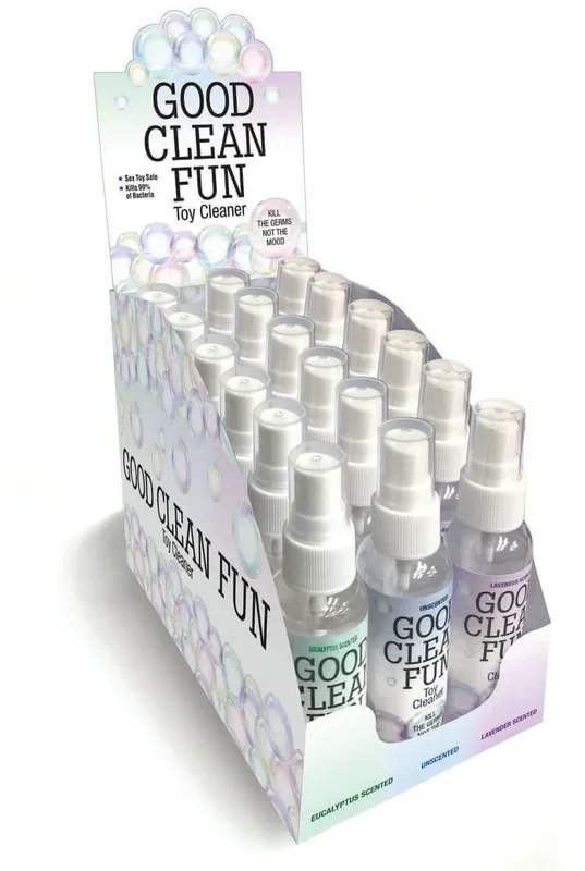Good Clean Fun Cleaner 18 pieces 2 Oz Display