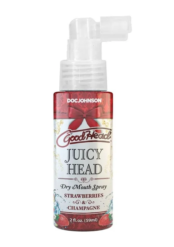 Goodhead Juicy Head Dry Mouth Spray – Strawberries and Champagne