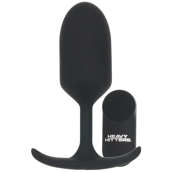 Heavy Hitters Weighted Silicone Anal Plug Vibe