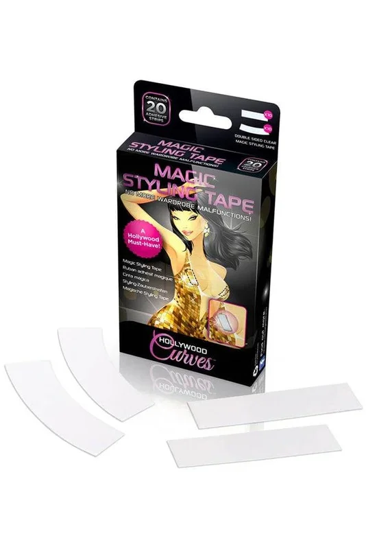 Hollywood Curves – HC001 – Magic Styling Fashion Tape – Clear
