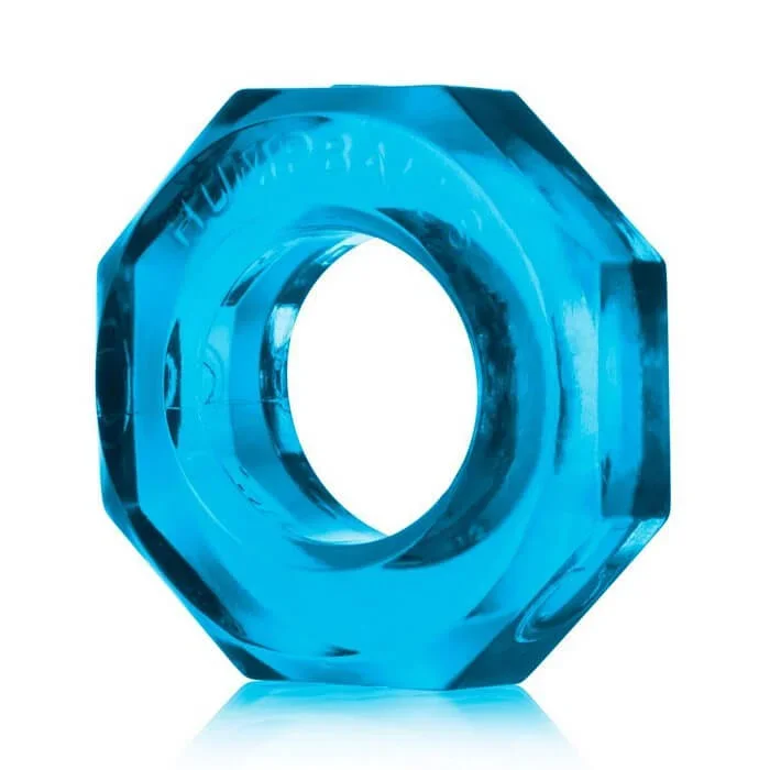 Humpballs Cock Ring Ice Blue by Oxballs