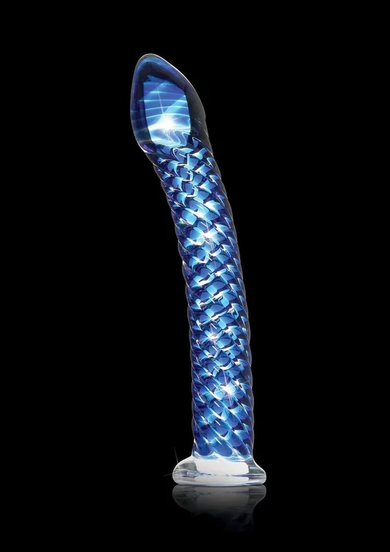 Icicles No. 29 Ribbed Glass G-Spot Dildo