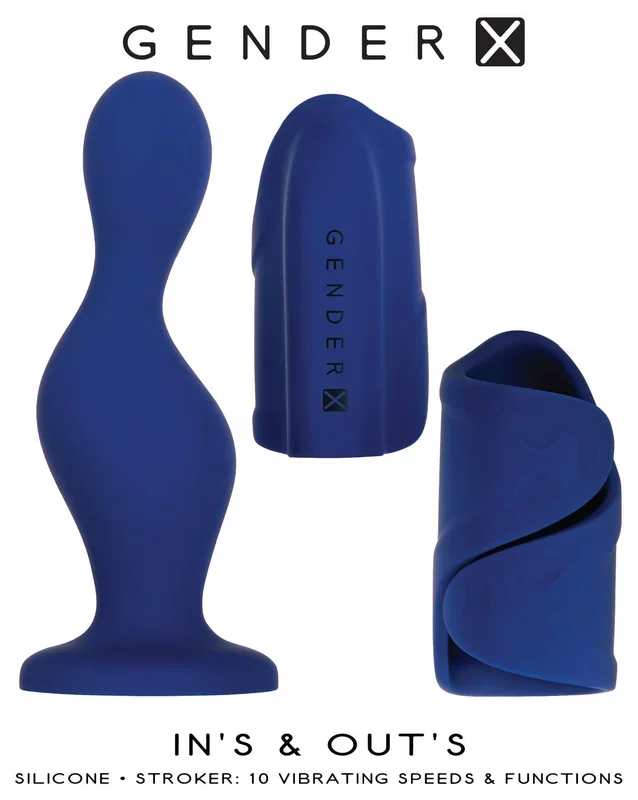 iN’s and Out’s Dildo and Stroker Combo – Waterproof Silicone Toy