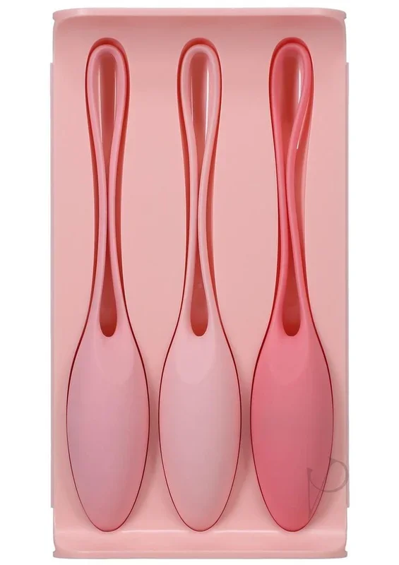 In a Bag Kegel Trainer Pink: Weighted Silicone Balls for Pelvic Floor Health