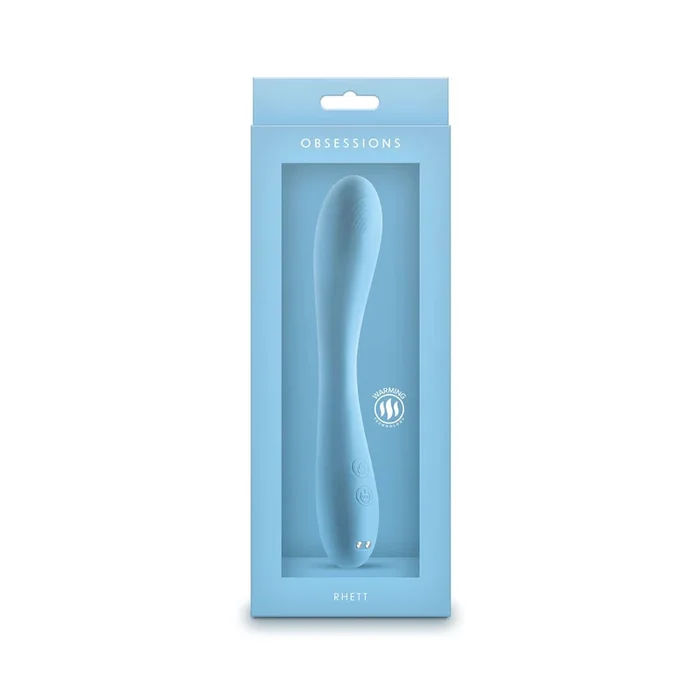 Indulge in Blissful Pleasure with the Obsessions Rhett Light Blue Warming Technology Vibrator
