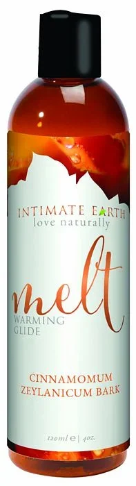 Intimate Earth Melt Warming Glide Lubricant Cinnamomum Zeylanicum Bark 4 Oz