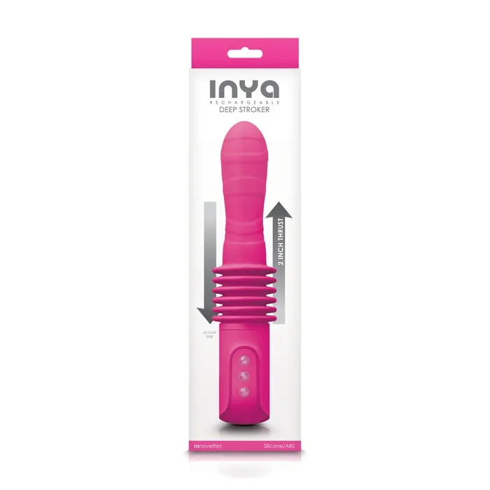 Inya Deep Stroker Pink Adult Intimacy Toy with Powerful Vibes