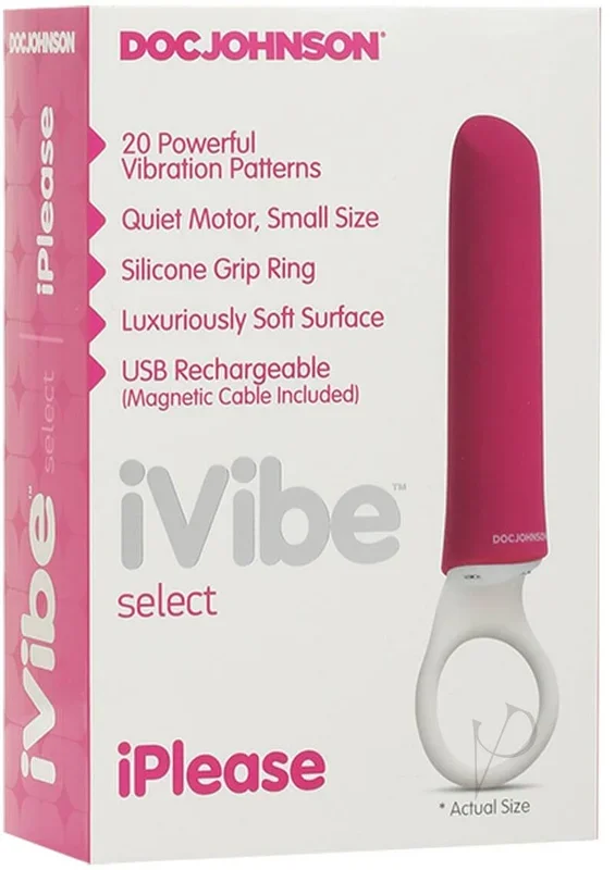 Ivibe Select Iplease Pink – Discreet Mini-Vibe with 20 Vibration Patterns