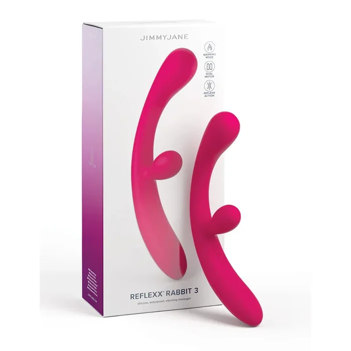 Jimmyjane Reflexx Rabbit 3 Flexible Warming Vibrator
