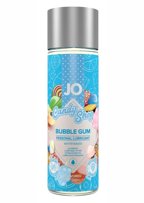JO H2o Candy Shop Water Based Flavored Lubricant Bubble Gum