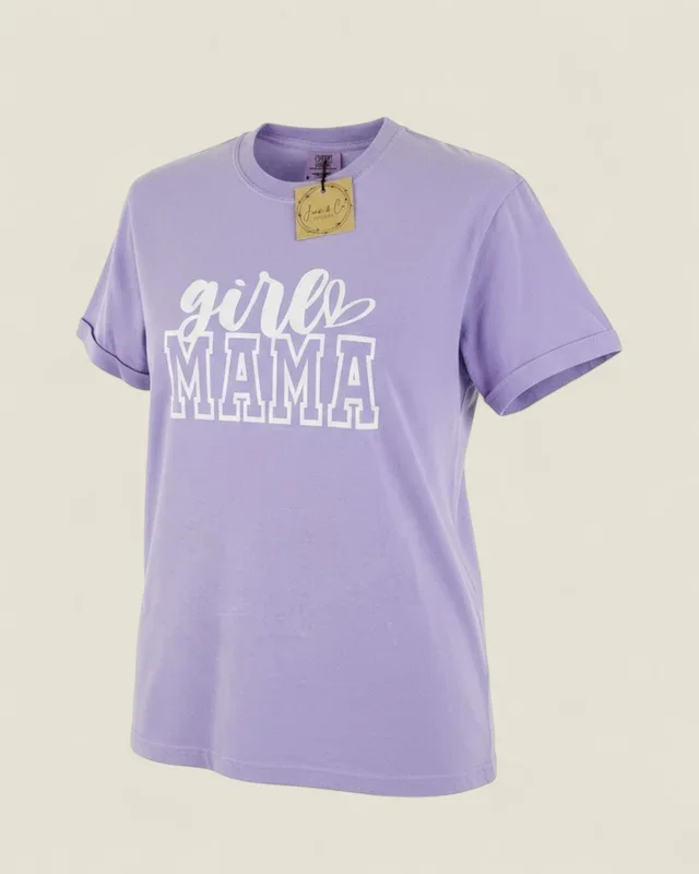 June & Co Designs, Girl Mama Purple T-Shirt