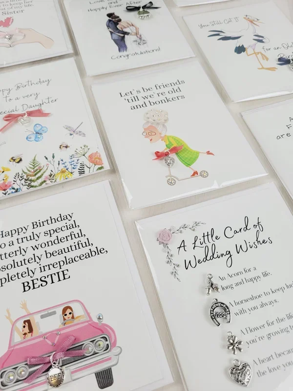 Kat N Drew Cards, Charmed Large Greeting Cards