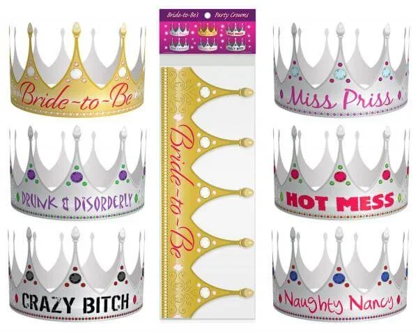 Kheper Games Bride To Be Party Crowns: Crown the Bride, Share the Fun!