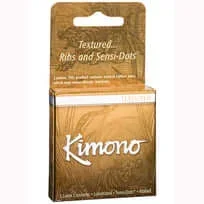 Kimono Type E 3-Pack Latex Condoms – America’s Thinnest Textured Condoms