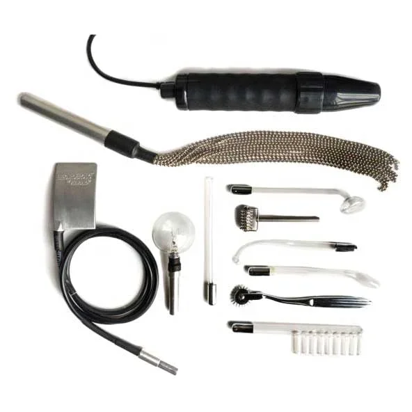 KinkLab Agent Noir Electro Erotic Neon Wand Kit