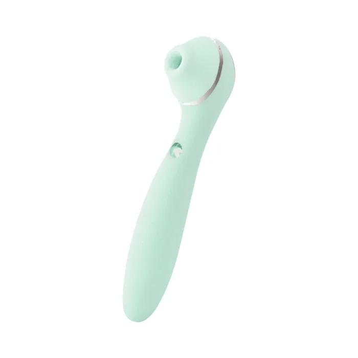 KissToy – Polly Max 3.0 App-Controlled Rotating and Heating Clitoral Vibrator Green
