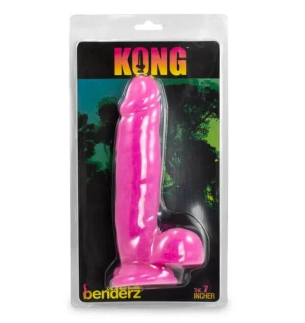 Kong Benderz Dual Density Dong 7 inches Pink
