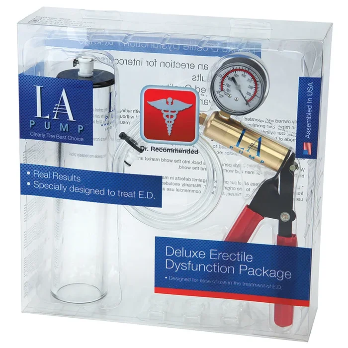 LA Pump Premium Erectile Dysfunction Package 2 x 9″