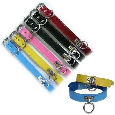 Leather Fleece Lined Collar