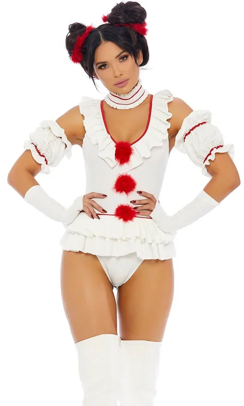 Let’s Play a Game Sexy Movie Clown Character Costume