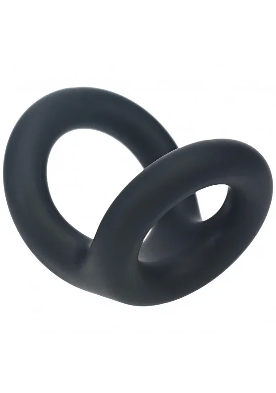 LEVELZ – Double O Silicone Cock Ring – S – Black