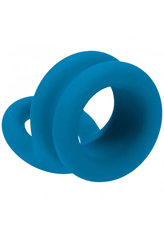 LEVELZ – Wide Double O Silicone Cock Ring – S – Teal