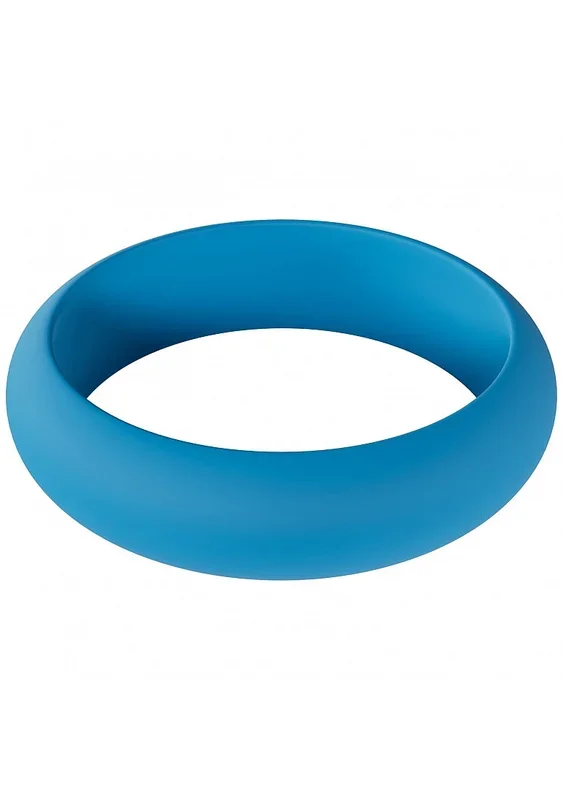 LEVELZ – Wide O Silicone Cock Ring – M – 35mm – Teal