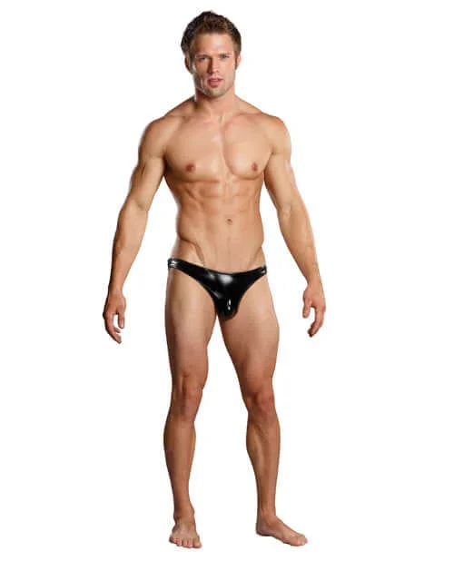 Liquid Onyx Moonshine Jock Briefs Black S/M from Male Power Underwear