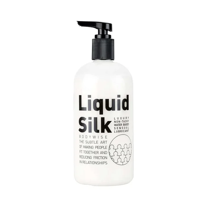Liquid Silk Lubricant White Water Based 17.6 Oz