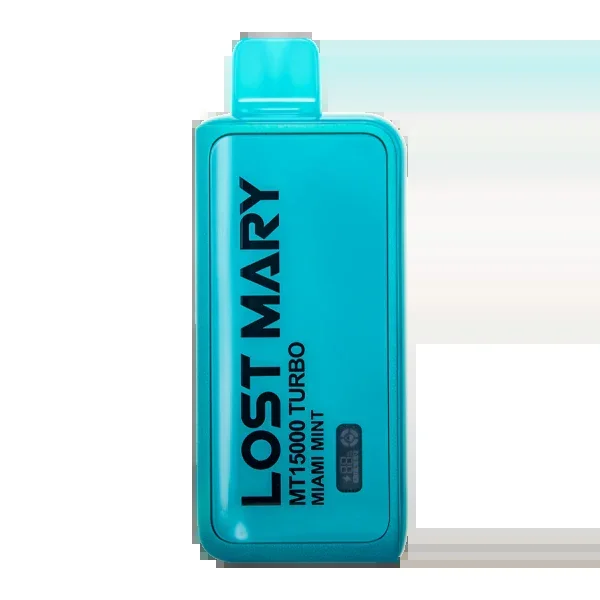 Lost Mary MT15000 Turbo – Miami Mint (Zero Nicotine) Disposable Vape